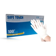 SAFE TOUCH - Manusi profesionale latex - Alb - S