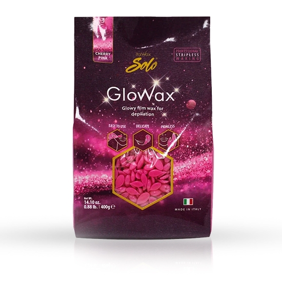 Ceara epilatoare glowax - ITALWAX - Cherry Pink - 400 g